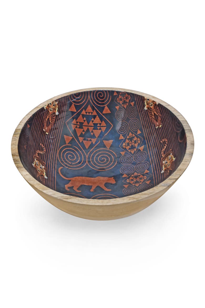 Moon Horse 3-Piece Salad Set, Alternate, color, BROWN