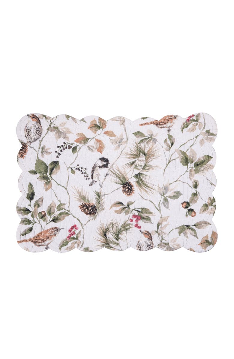 C&F Home Mira Songbird Placemats Set of 6 13" x 19", Alternate, color, 