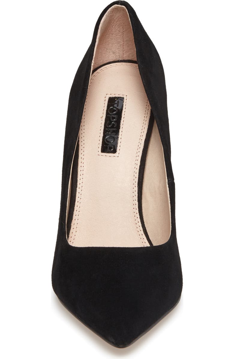 Topshop Grammer Pointy Toe Pump, Alternate, color,
