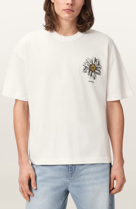 Petals Cotton Graphic T-Shirt