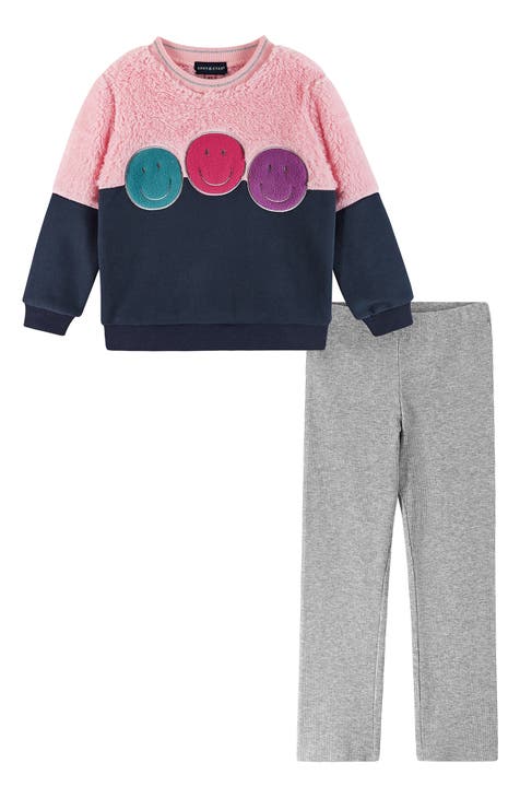 Kids' Pullover Crew Sweater & Leggings Set (Toddler & Little Kid)