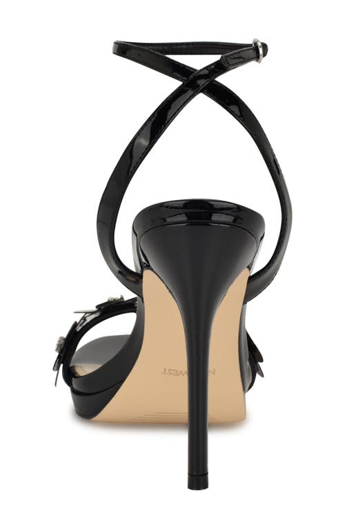 Nine West Lovely Ankle Strap Sandal In Black