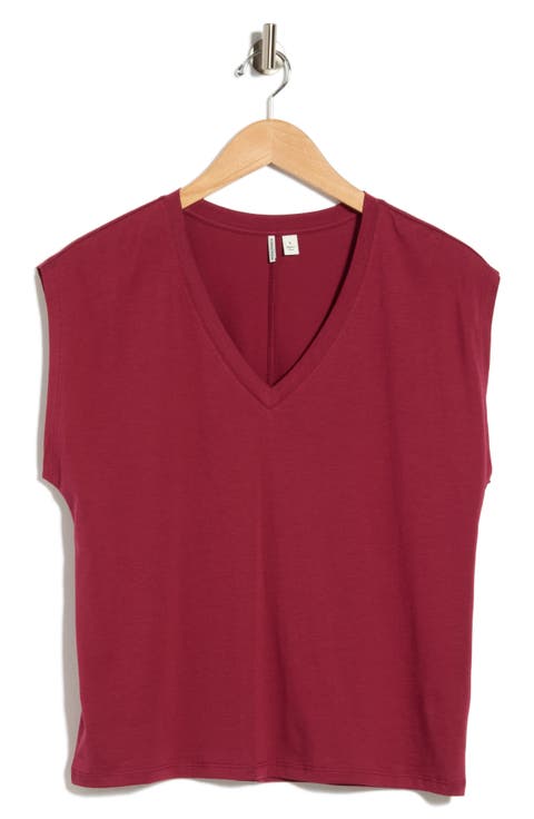 V-Neck Pima Cotton T-Shirt