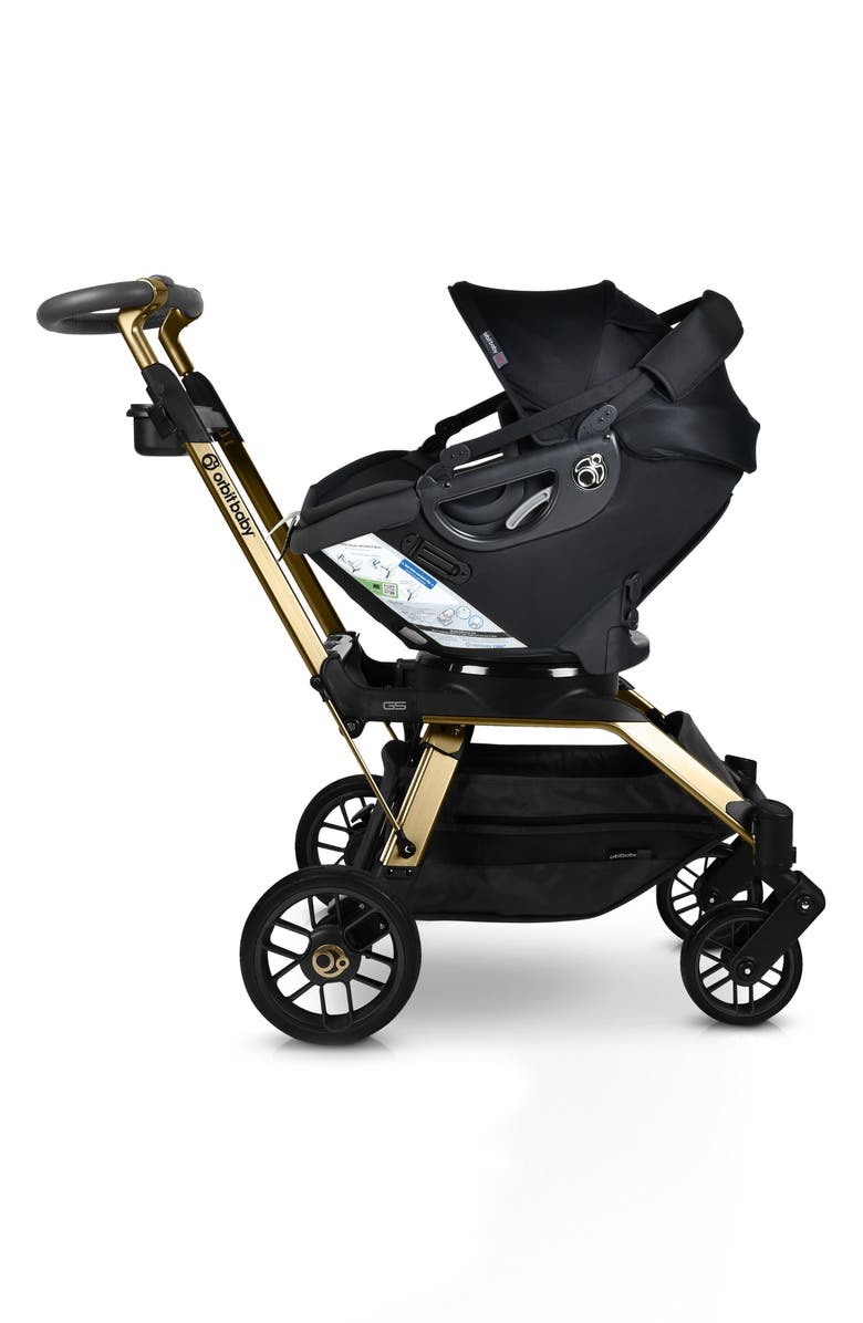 orbit baby<sup>®</sup> Stroll, Lounge & Ride G5 Car Seat, Bassinet & Stroller Travel System, Alternate, color, Black/ Gold