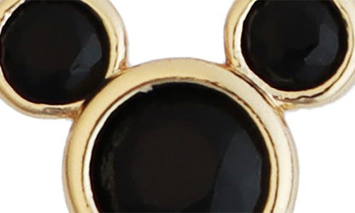 Panacea Set Of 3 Mickey Mouse Stud Earrings In Brown