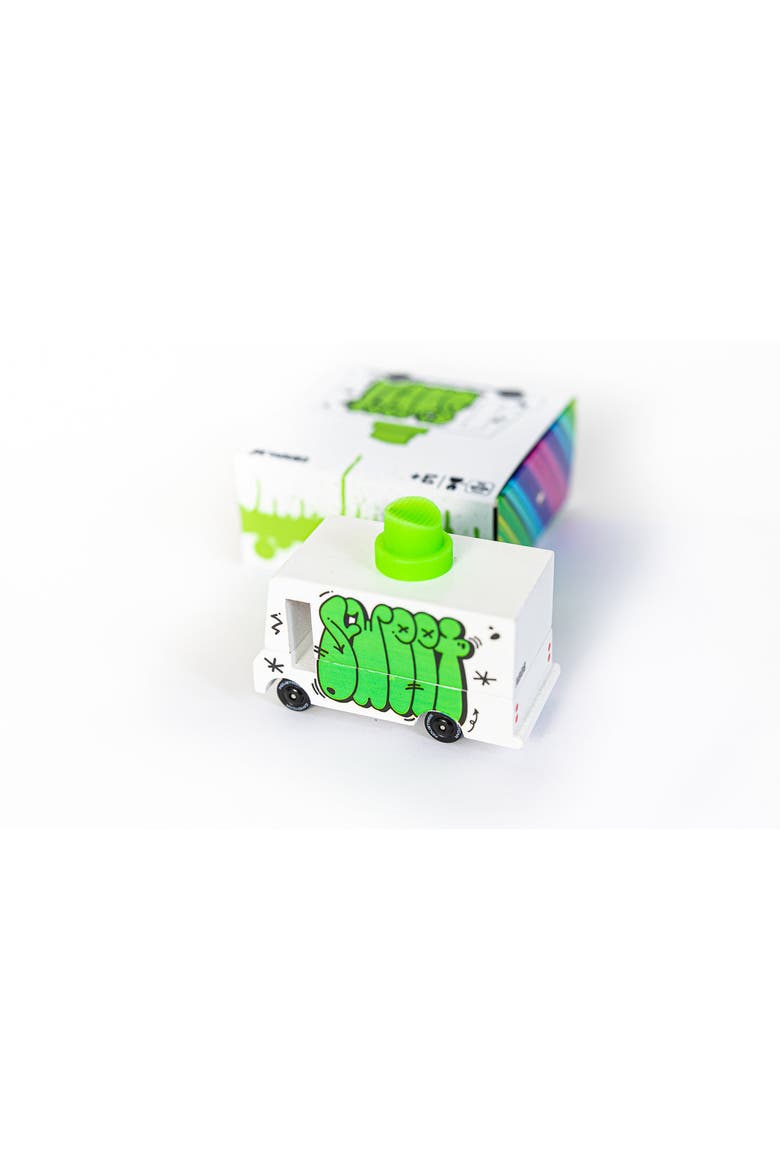 Green Graffiti Van, Alternate, color, Multi