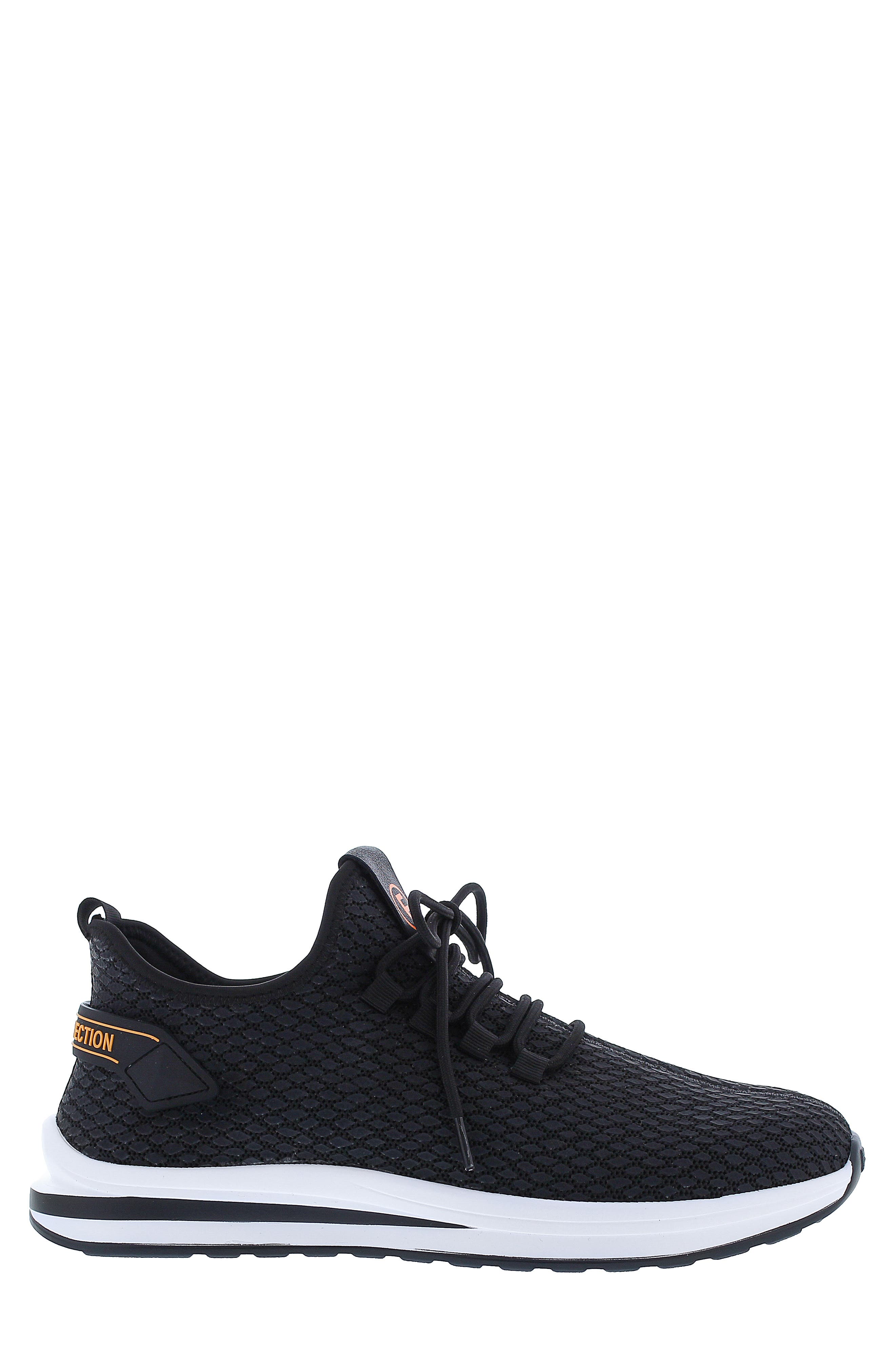 French Connection Shane Snake Embossed Knit Sneaker, Alternate, color, 