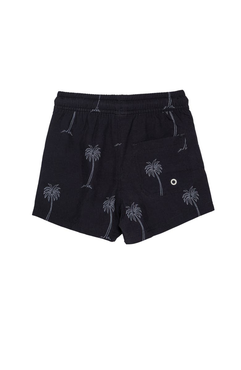 Gottex Mens Beach Bound 5" Swim Trunks, Alternate, color, Black-White