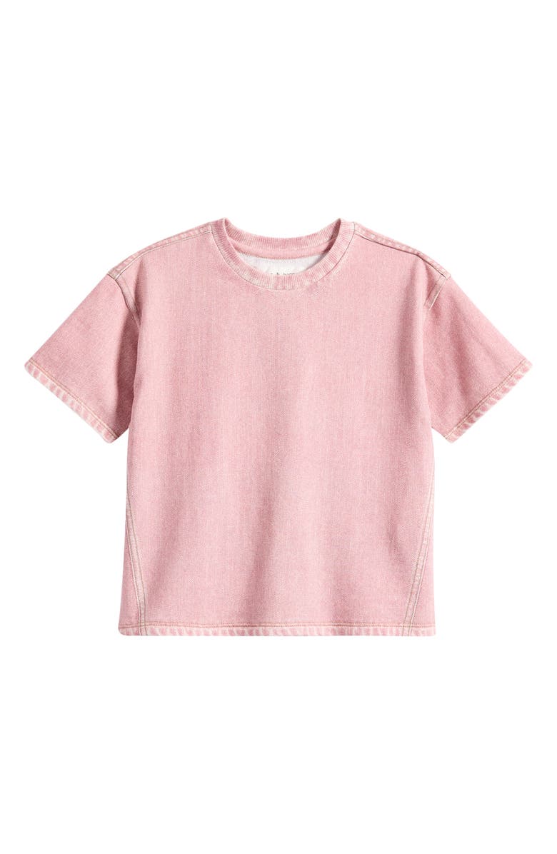 rag & bone Kids' Mini Miramar Kelly Terry Cotton Blend T-Shirt, Main, color, Raspberry