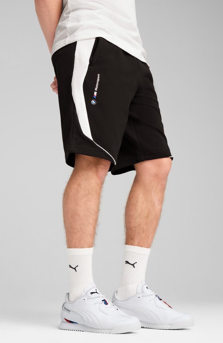 PUMA BMW M Motorsport Sweat Shorts, Main, color, Puma Black