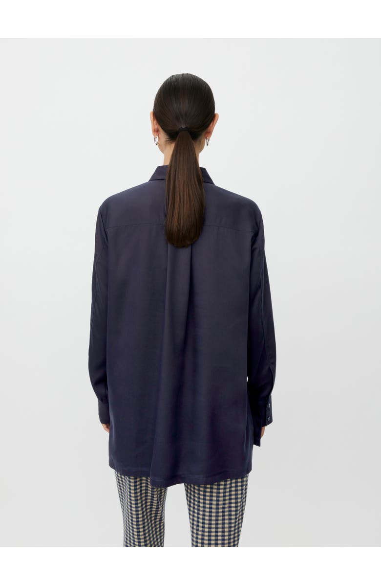 Masai Copenhagen MaItaliane Oversized Shirt, Alternate, color, Navy Blazer