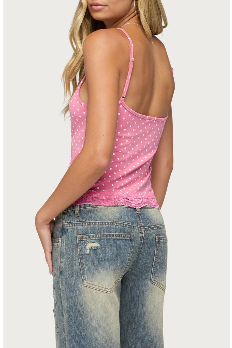 Lyle Polka Dot Camisole, Alternate, color, PINK-AND-WHITE