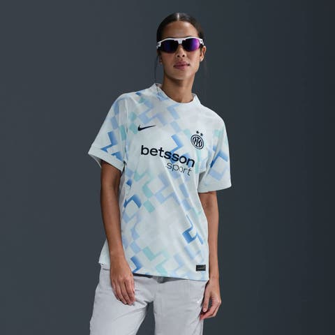 Women's Nike Aqua Inter Milan 2025/26 Away Replica Jersey