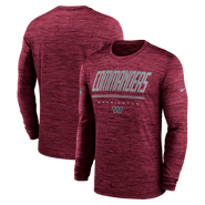 Nike Men's Nike Burgundy Washington Commanders Sideline Offensive Transition Velocity Dri-FIT Long Sleeve T-Shirt