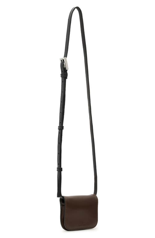 Allsaints Small Maeve Leather Crossbody Card Holder
