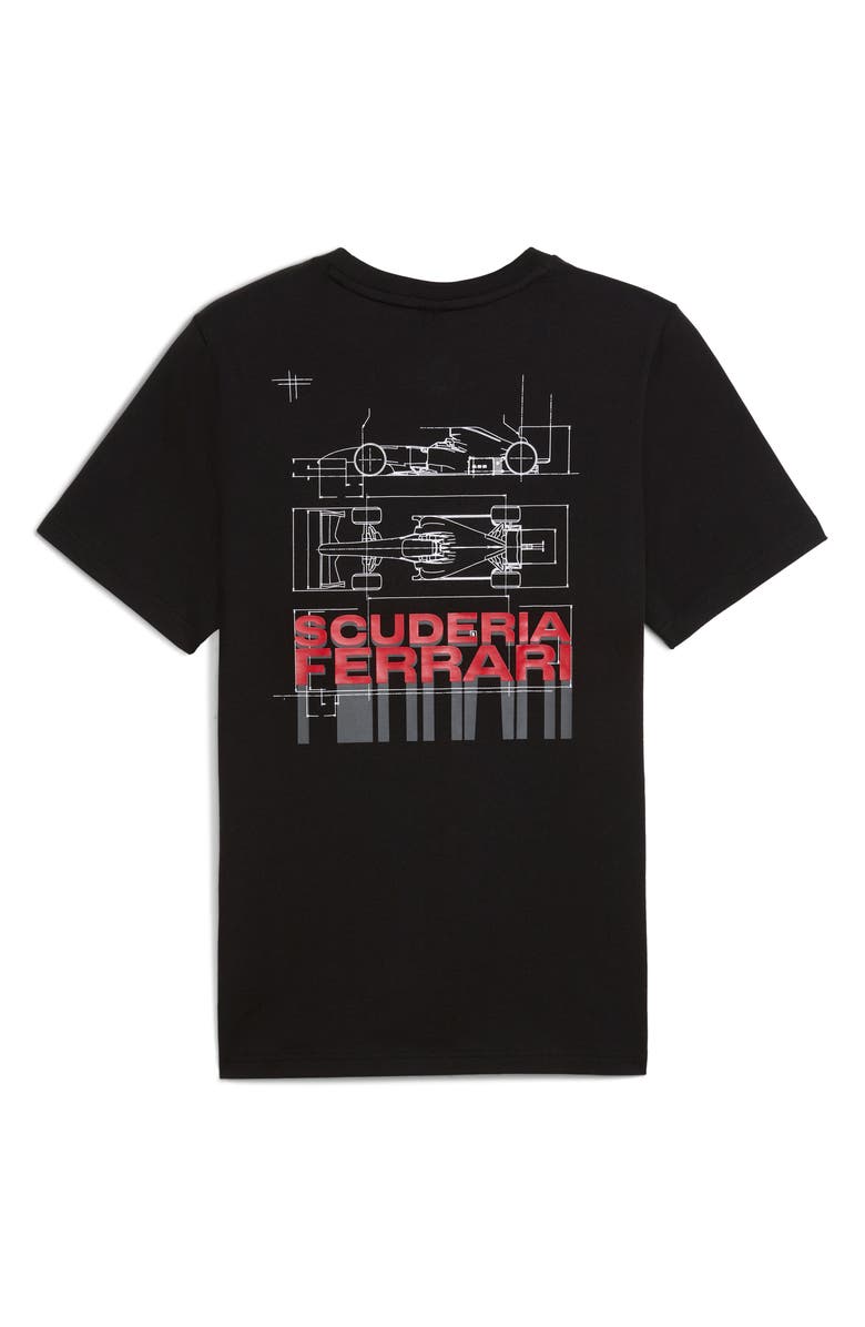 PUMA Scuderia Ferrari Sportswear Car Graphic T-Shirt, Alternate, color, Puma Black