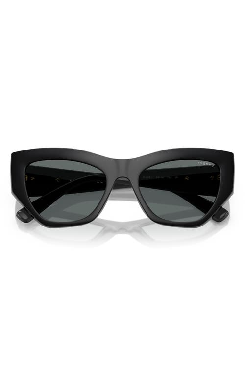 Vogue 53mm Irregular Sunglasses In Black