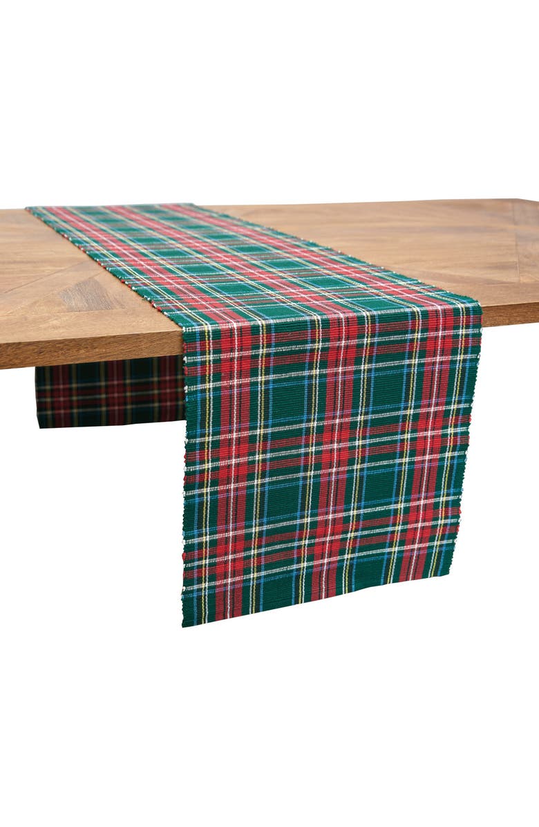 C&F Home Weston Red
Green Plaid 100% Cotton Christmas Table Runner 13" x 72", Alternate, color, Red