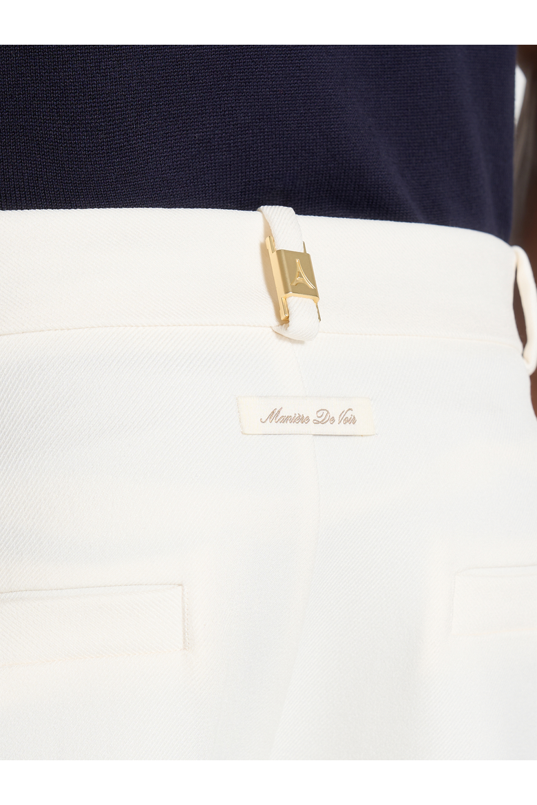 Joseph Regular Fit Trousers, Alternate, color, Off White