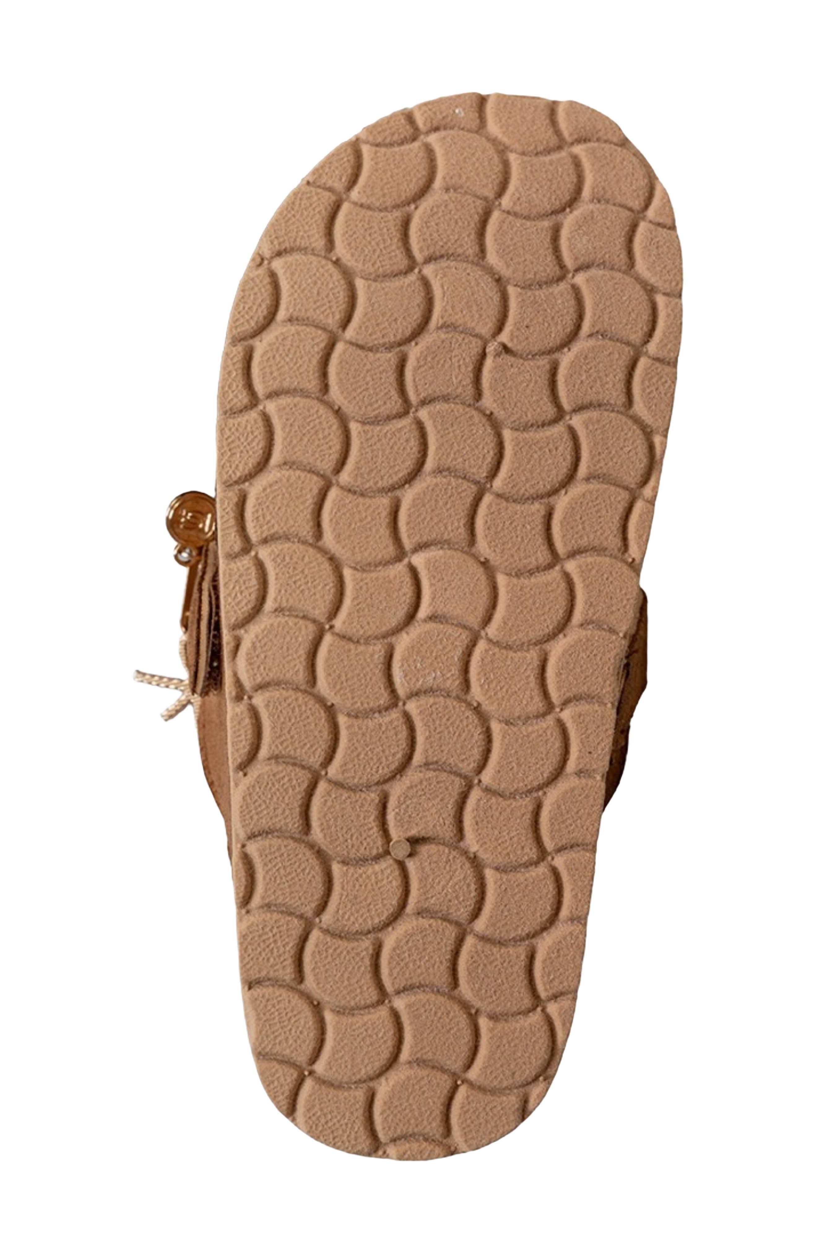 Kids' Faux Suede Mule, Alternate, color, COGNAC