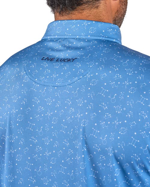 Black Clover Lucky Signs Polo In Blue