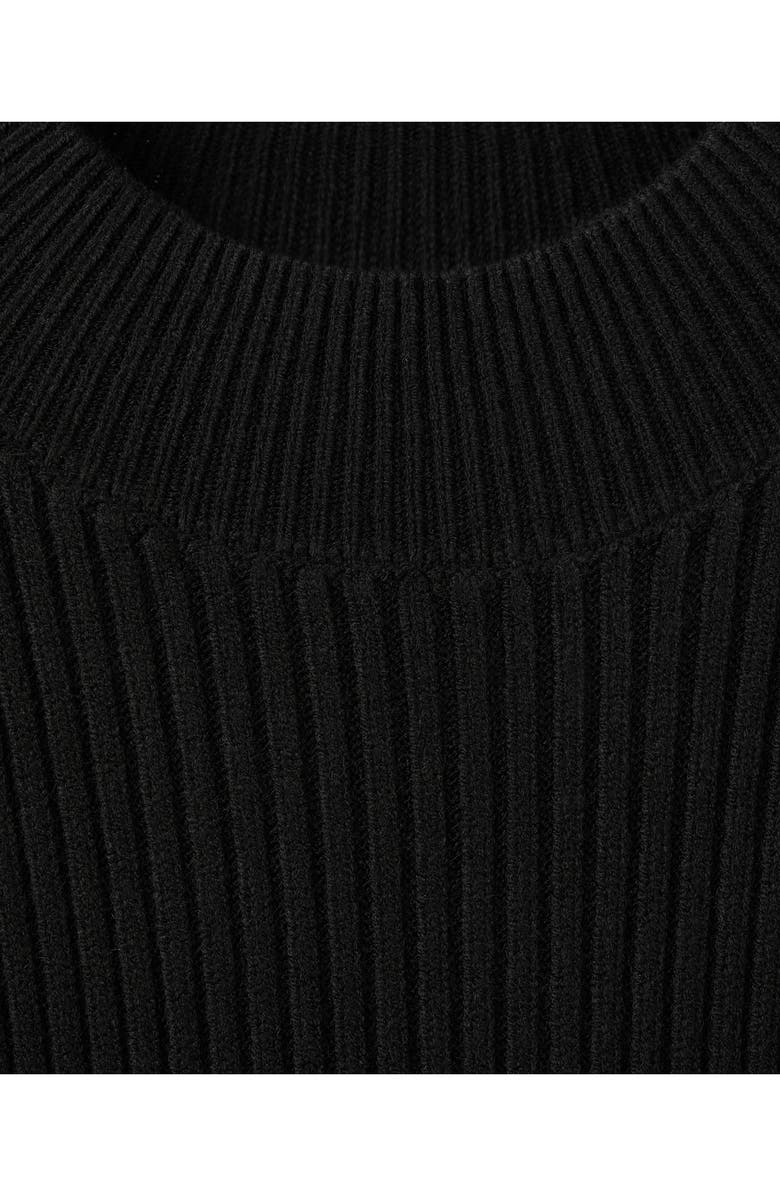 MANGO Long Sleeve Rib Sweater Dress, Alternate, color,