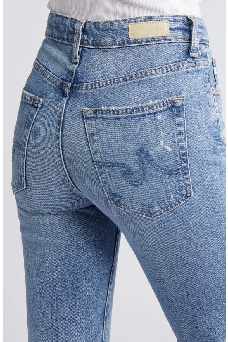 Saige High Waist Straight Leg Jeans, Alternate, color, 19 YEARS SUBURBIA