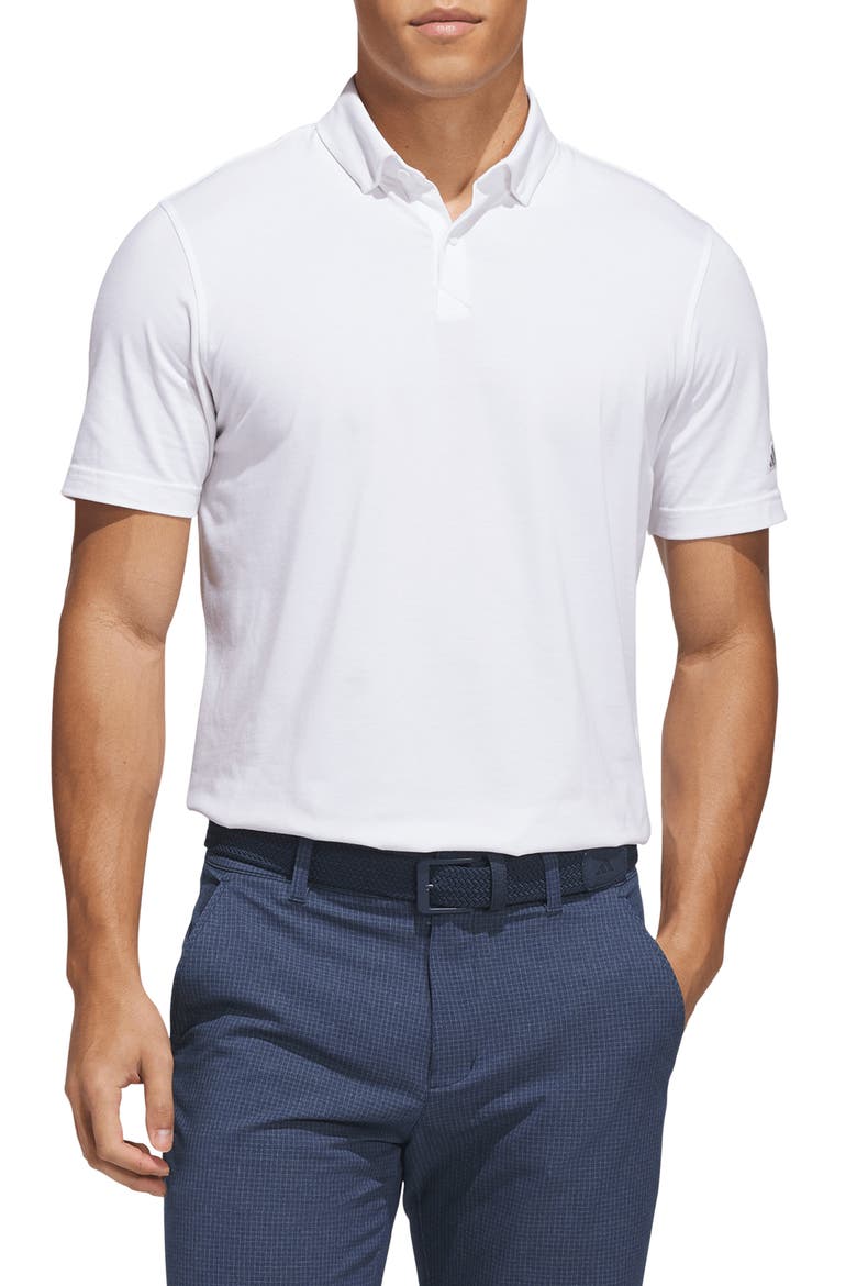 Go To AEROREADY Polo, Main, color, WHITE MELANGE