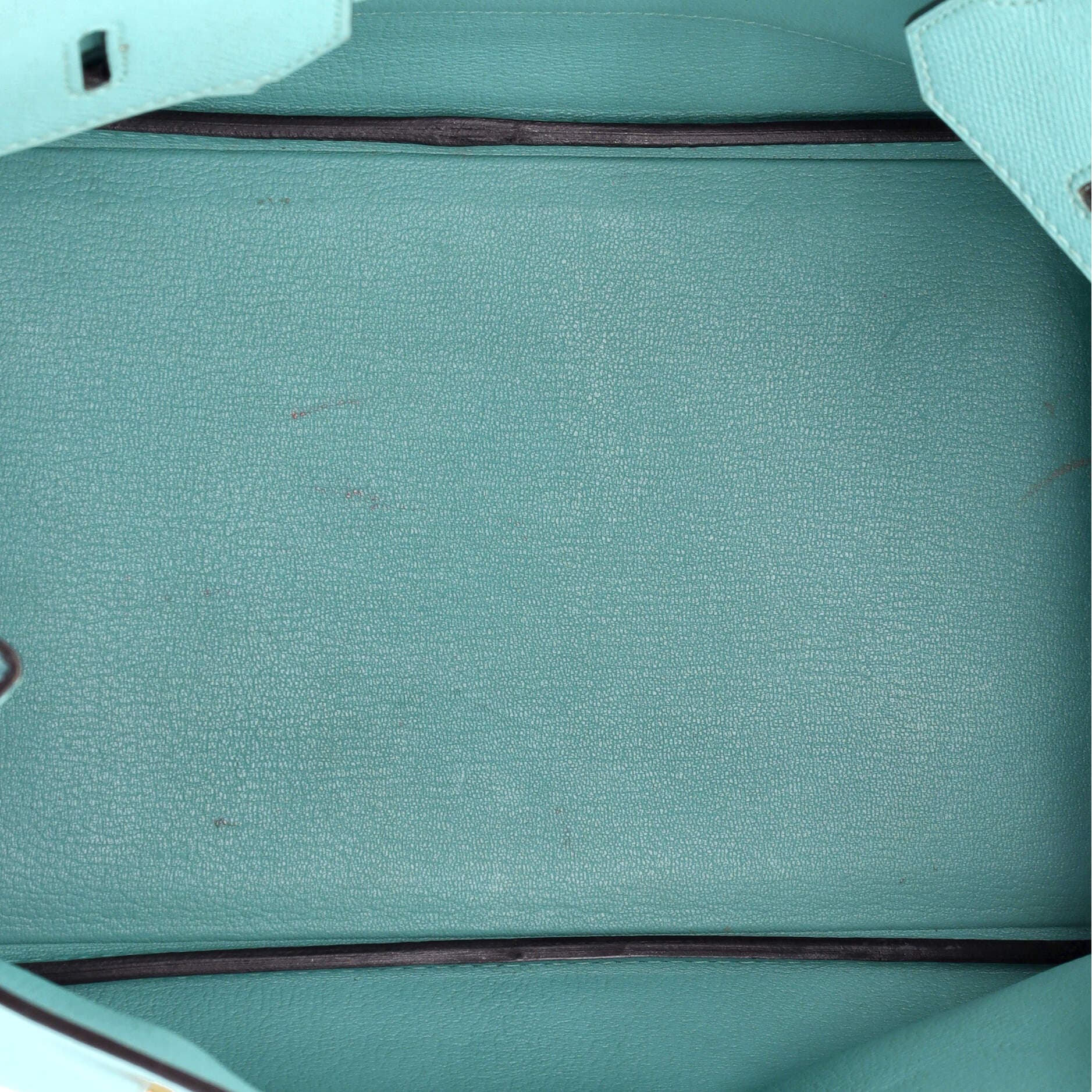 Pre-Owned Hermes Birkin Handbag Blue Epsom with Gold Hardware 35, Alternate, color, 