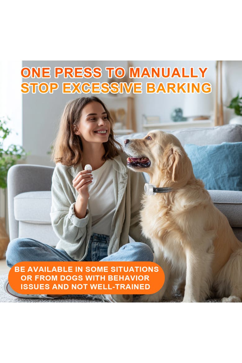 Bark Sheild Pro Dog Anti Bark Collar and Remote, Alternate, color, Black