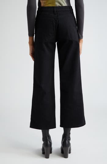 ECKHAUS LATTA ブラック ハーフパンツ 25 Eckhaus Latta Wide Leg Jeans | Nordstrom