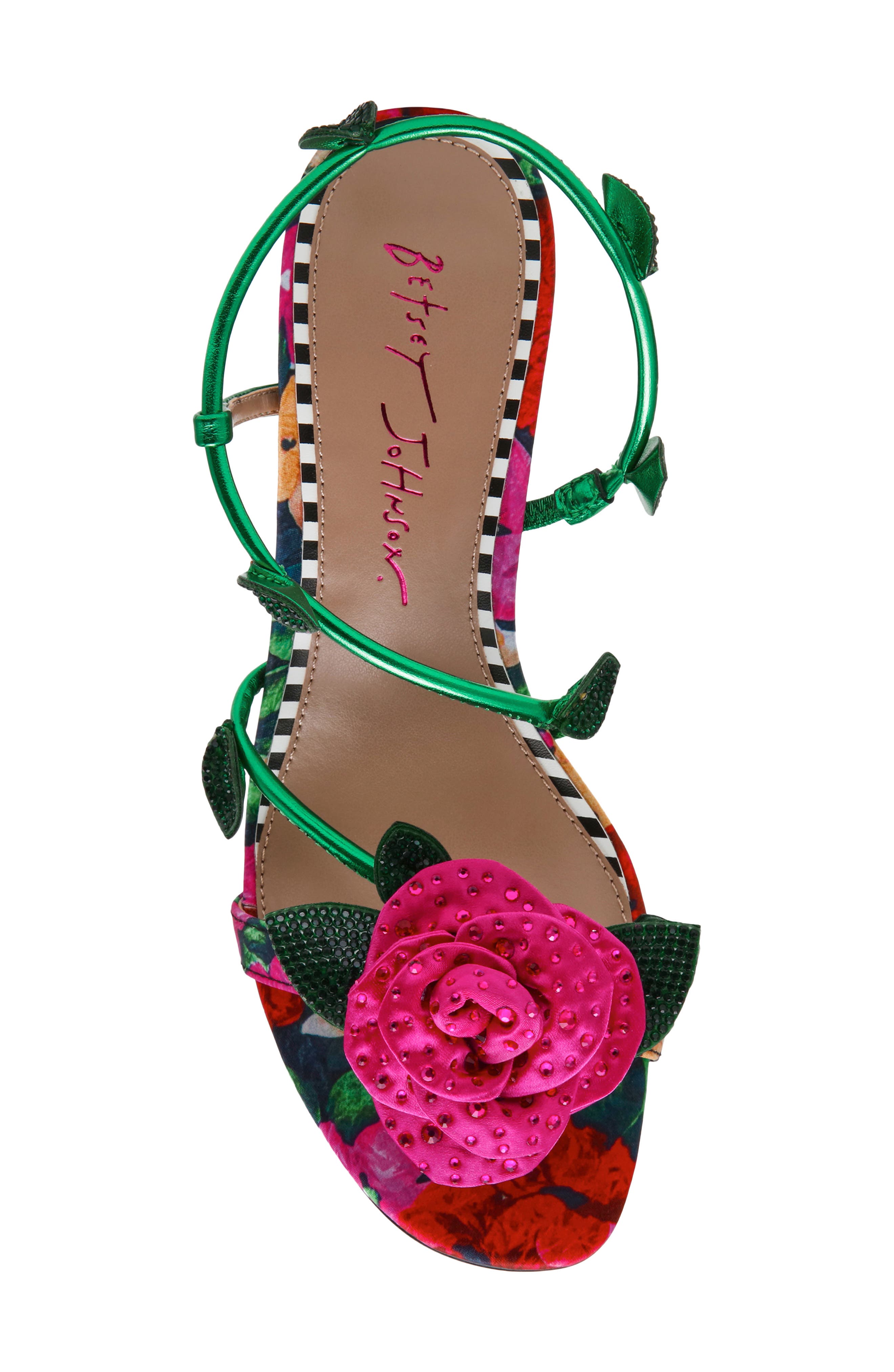 Evelyn Sandal, Alternate, color, FLORAL MULTI
