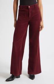Ramy Brook Cleo Wide Leg Corduroy Pants