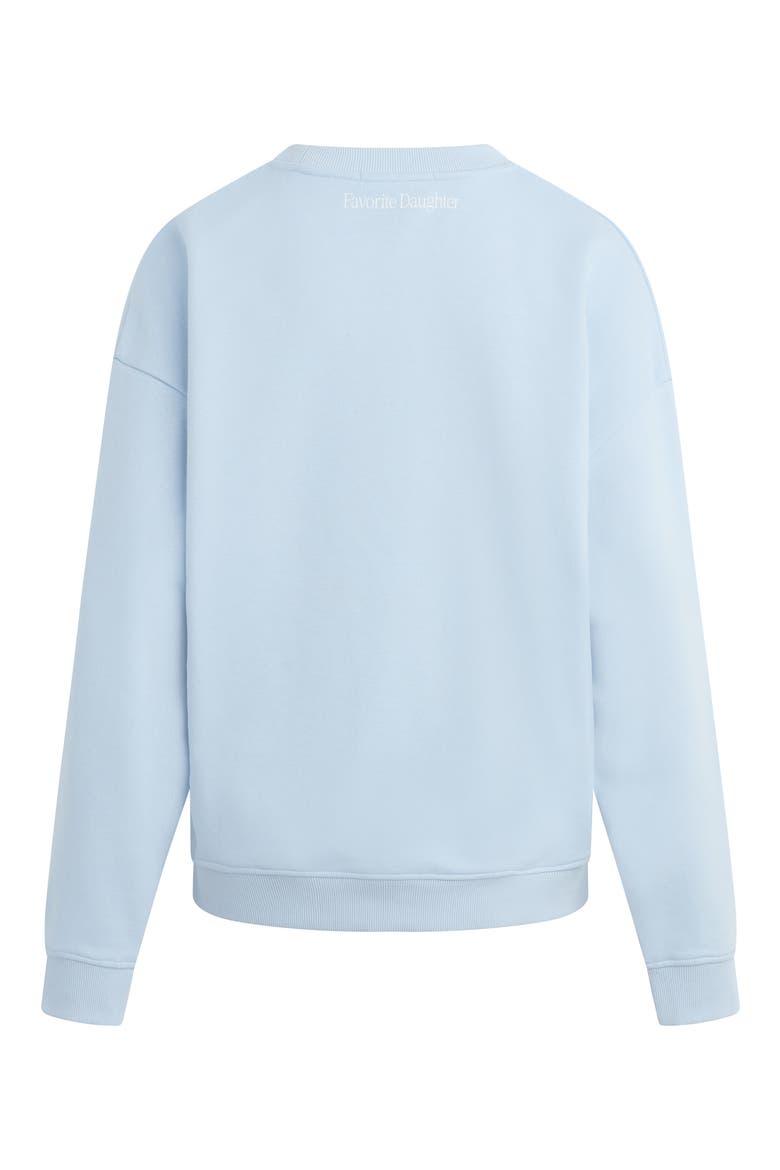 Favorite Bridesmaid Cotton Blend Sweatshirt, Alternate, color, SKY BLUE