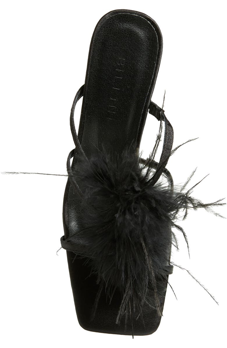 Billini Kayden Feather Slide Sandal, Alternate, color,