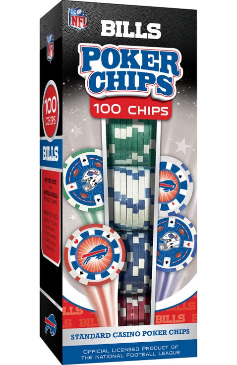 Buffalo Bills 100 Piece Poker Chips