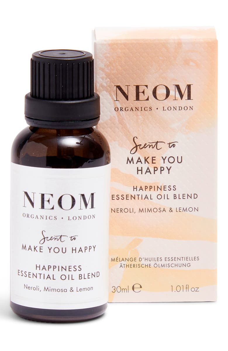 NEOM Wellbeing Happiness Scent to Make You Happy Essential Oil Blend, Main, color, 