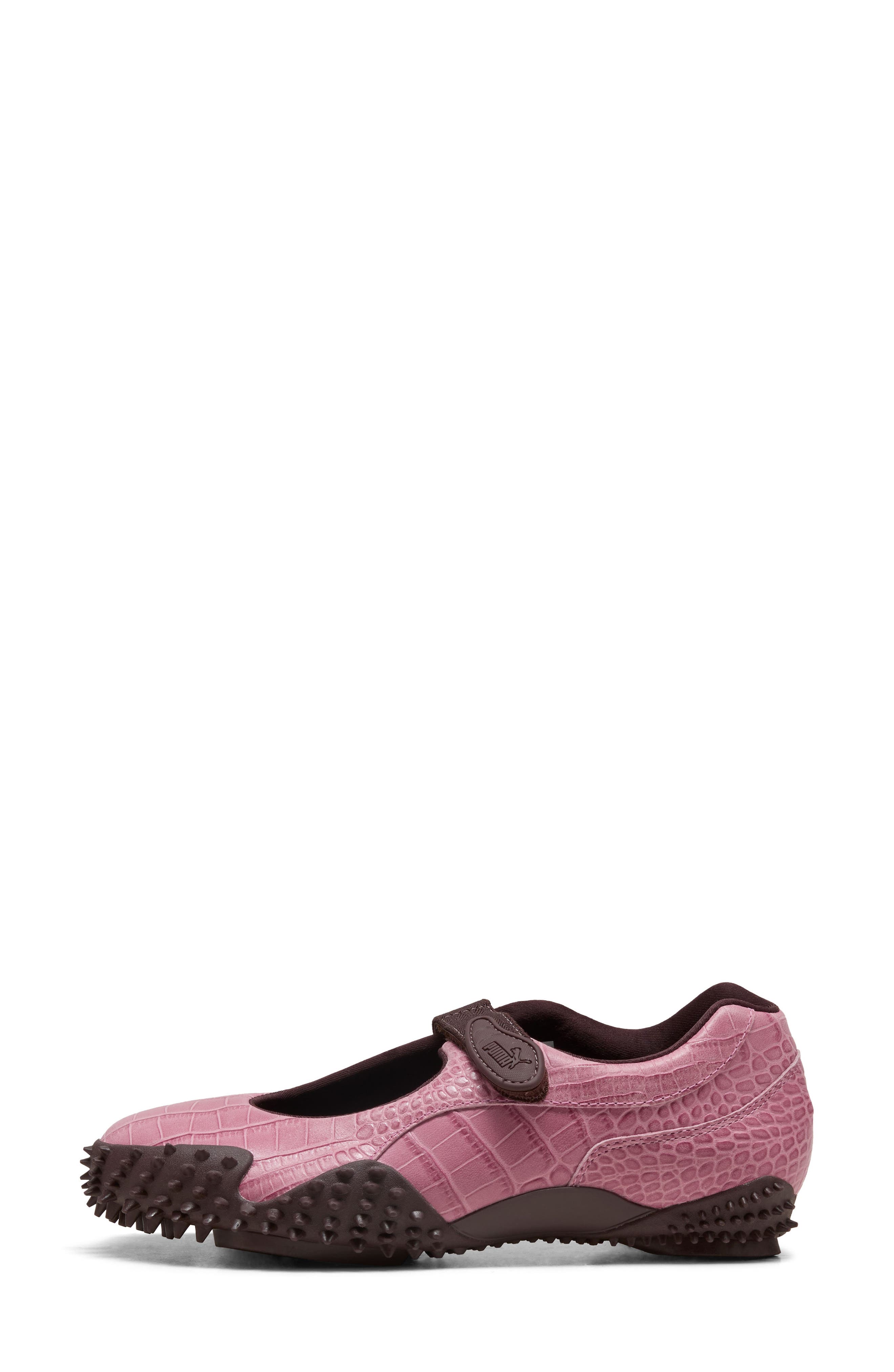 Mostro Fey Croc Sneaker, Alternate, color, POISED PINK/ CHOCOLATE BROWN