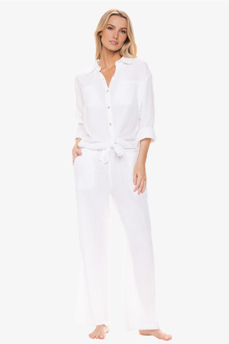 Island Pant, Alternate, color, White