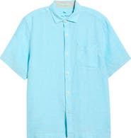 Tommy Bahama Paradise Breezer Short Sleeve Linen Button-Up Shirt