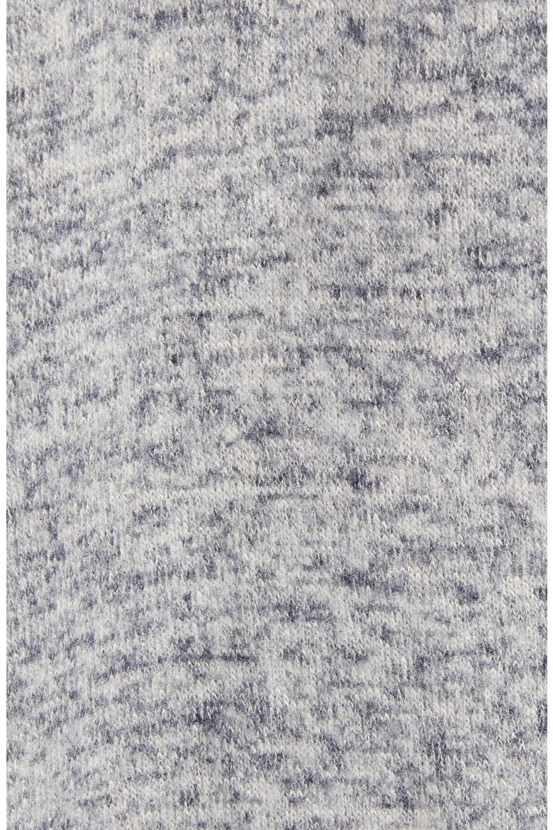 Cozy Heathered V-Neck Sweater, Alternate, color, DEW/ NIGHTFALL