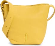 Thacker Jayden Leather Bucket Crossbody Bag