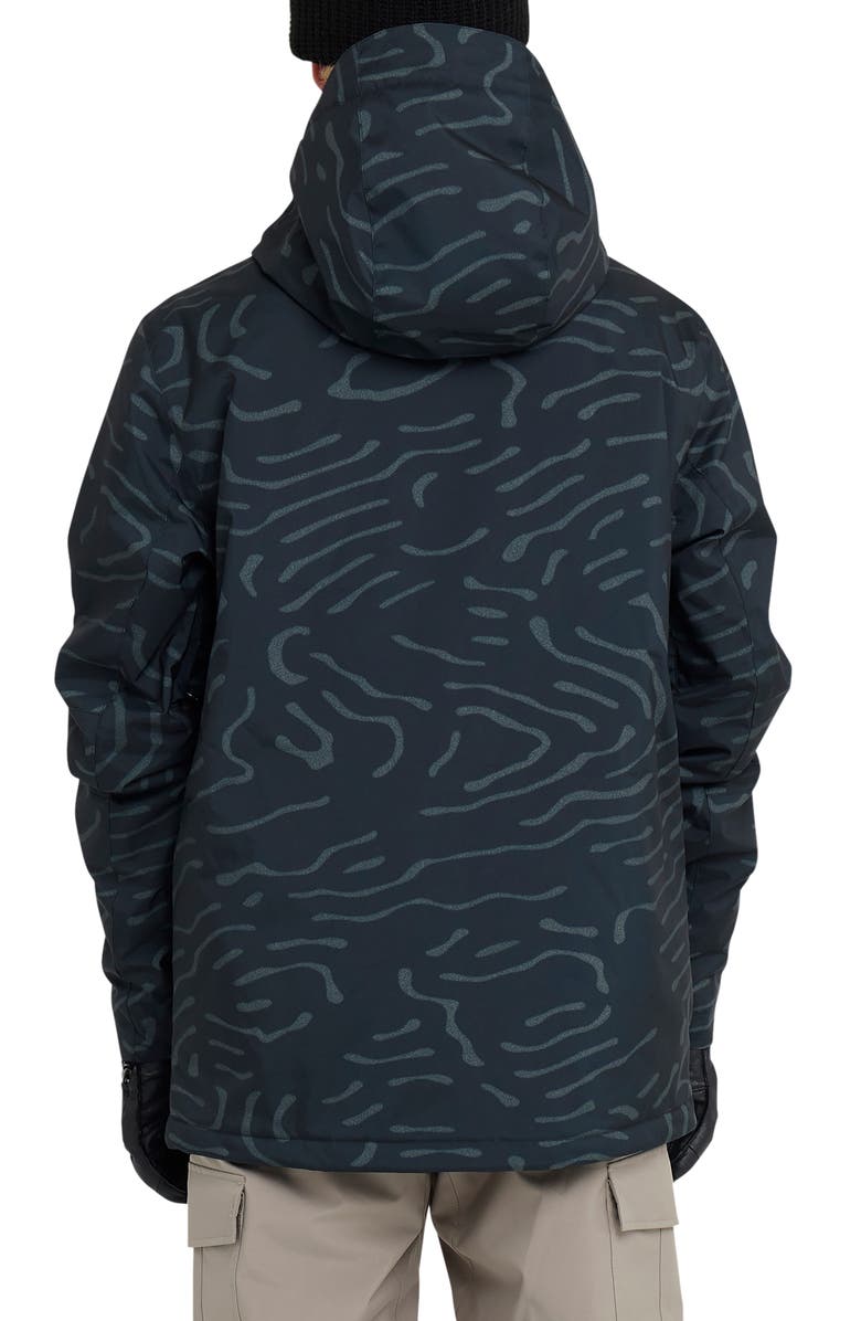 Quiksilver Mission Water Resistant WarmFlight<sup>®</sup> Insulated Jacket, Alternate, color, Black