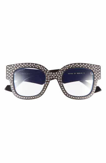 Gucci 50mm Special Edition Cat Eye Optical Frames