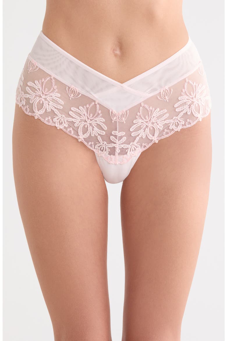 Champs-Élysées Hipster Panties, Alternate, color, PINK CLOUD