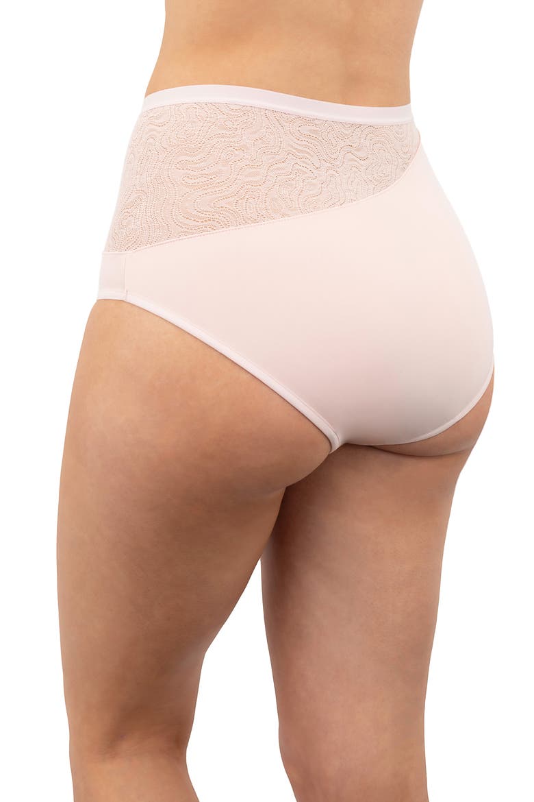 Period & Leakproof Regular Absorbency High Waist Briefs, Alternate, color, QUARTZ BLUSH