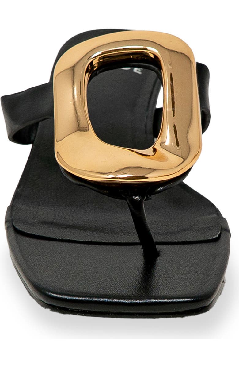 CHASE AND CHLOE Raya Bit Slide Sandal, Alternate, color, Black