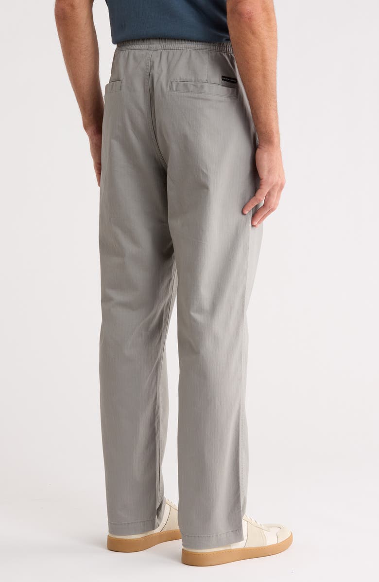 Lucky Brand Organic Cotton Dobby Drawstring Waist Pants, Alternate, color, Moon Mist