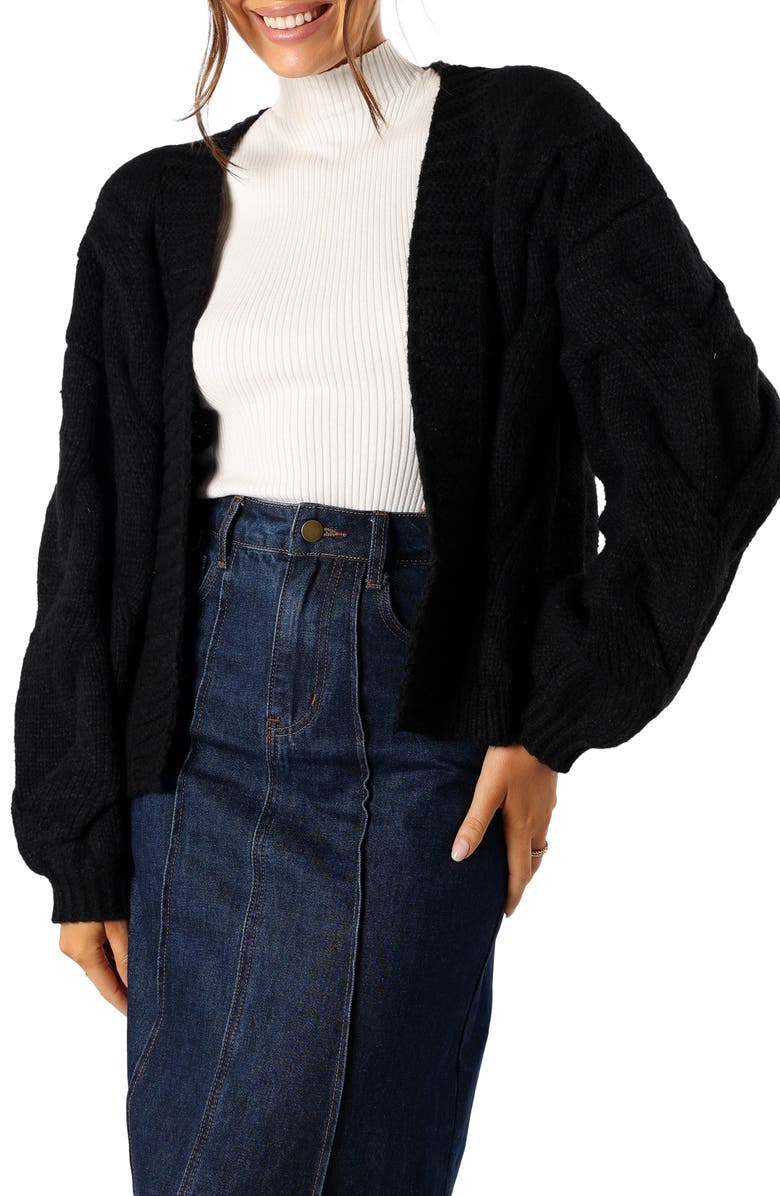 Petal & Pup Oaklee Open Front Cardigan, Main, color, 