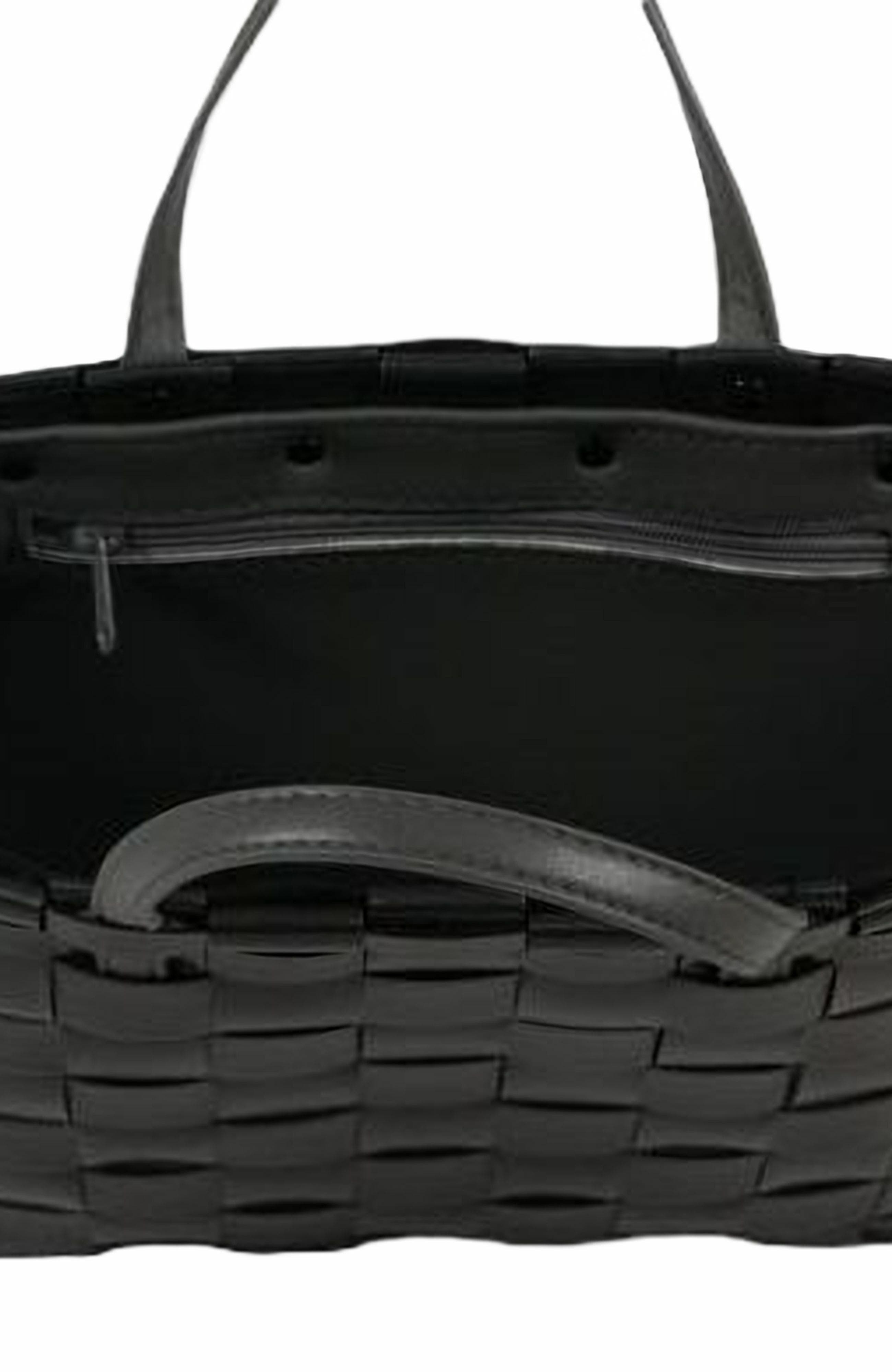 Handed By Petite Recycled Plastic Handbag, Alternate, color, Black